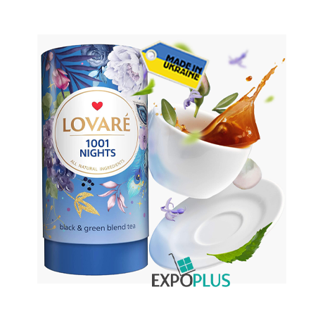 K516 LOVARE TEA BLACK&GREEN 1001 NIGHTS (10X80G)