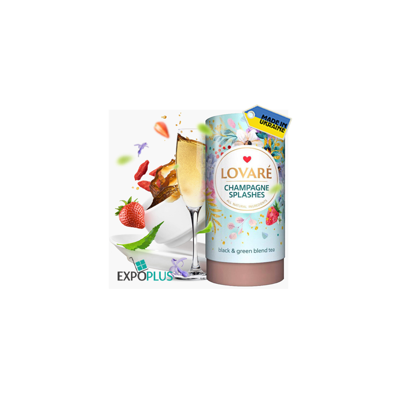 K517 LOVARE TEA BLACK&GREEN SPARKLING SPLASHES (10X80G)