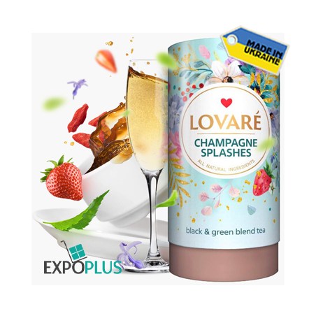 K517 LOVARE TEA BLACK&GREEN SPARKLING SPLASHES (10X80G)