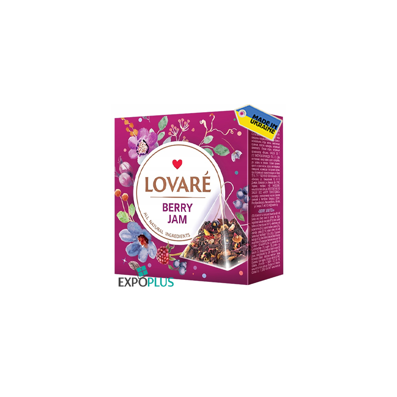 K522 LOVARE TEA BERRY JAM PIRAMIDKI 15*2G (12X30G)
