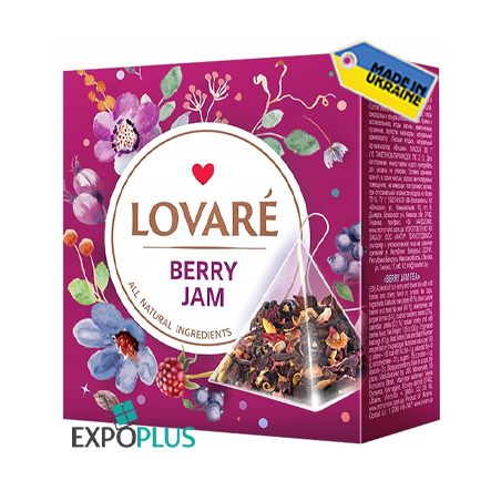 K522 LOVARE TEA BERRY JAM PIRAMIDKI 15*2G (12X30G)