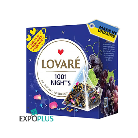 K534 LOVARE TEA 1001 NIGHTS PYRAMIDS 15*2G (12X30G)