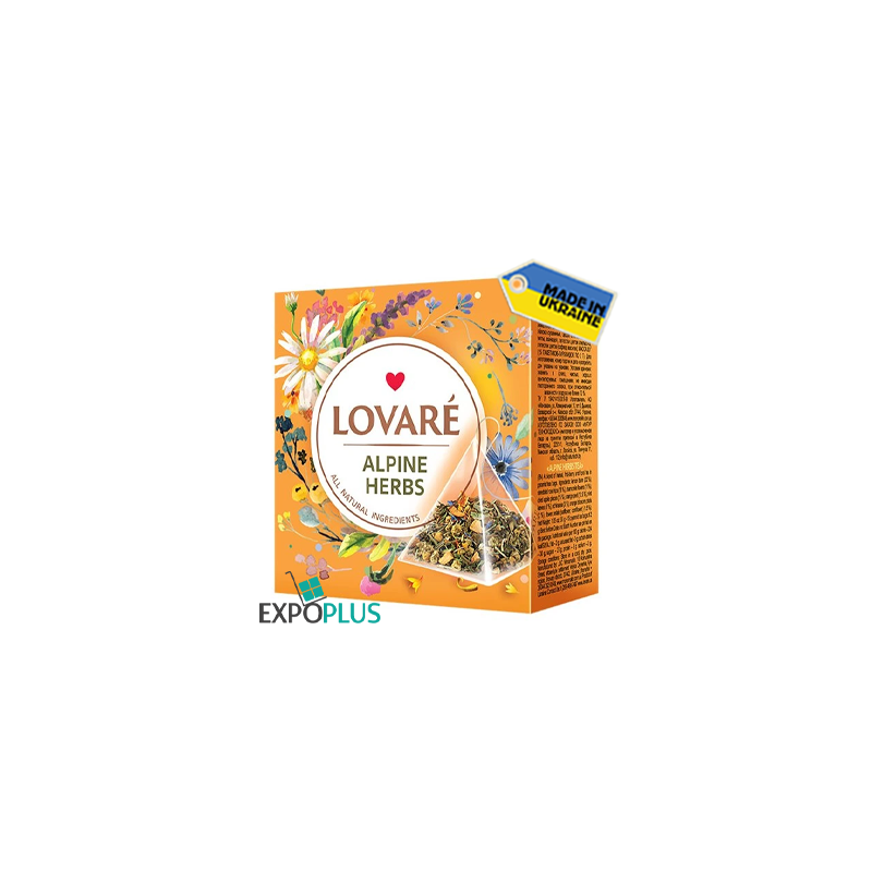 K536 LOVARE TEA ALPINE HERBS PYRAMIDS 15*2G (12X30G)