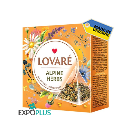 K536 LOVARE TEA ALPINE HERBS PYRAMIDS 15*2G (12X30G)