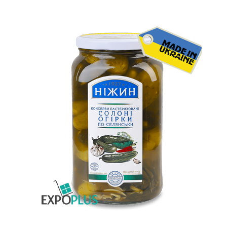 K548 NIZHYN PICKLED CUCUMBERS COUNTRY STYLE (12X920G)