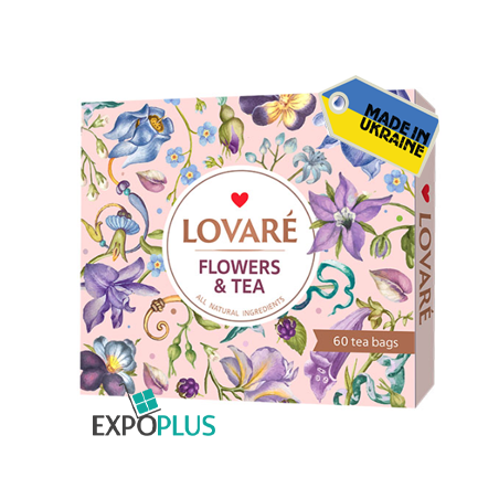 K558 LOVARE TEA SET FLOWERS 60TB (103GX11)
