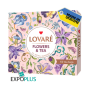 K558 LOVARE TEA SET FLOWERS 60TB (103GX11)