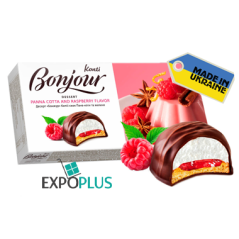 K559 KONTI DESSERT BONJOUR PANNA-COTTA/RASPBERRY (9X232G)