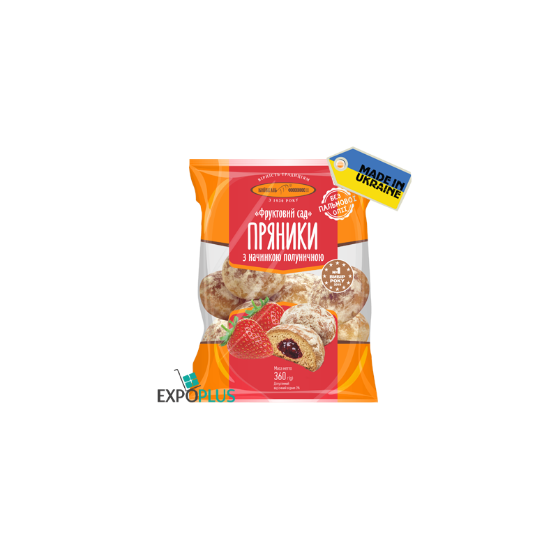 K560 KYIVHLIB GINGERBREAD FRUIT GARDEN STRAWBERRY (10X300G)