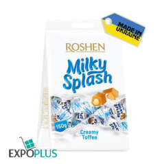 K563 ROSHEN MILKY SPLASH TOFFEE WITH MILK 25%(12X150G)
