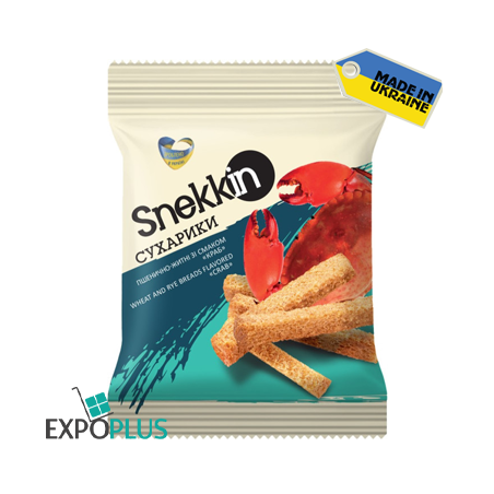 K583 SNEKKIN RUSKS CRAB (20X70G)