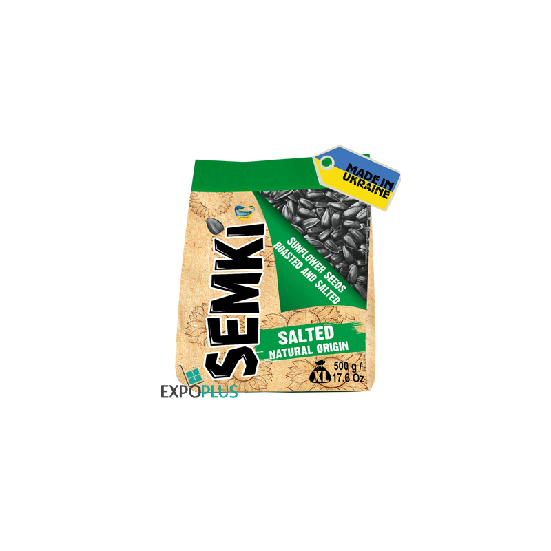 K585 SEMKI SUNFLOWER SEEDS ROASTED SALTED (8X500G)REAL TRADE