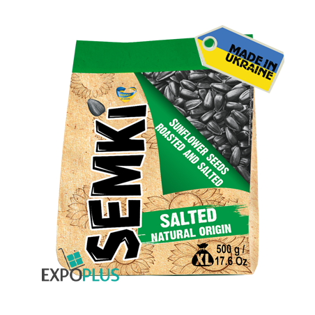 K585 SEMKI SUNFLOWER SEEDS ROASTED SALTED (8X500G)REAL TRADE