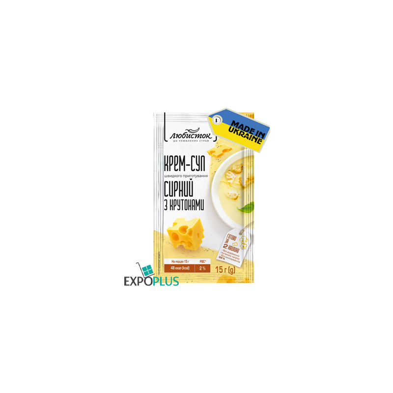 K588 LUBYSTOK CHEESE CREAM SOUP WITH CROUTONS(25X15G)