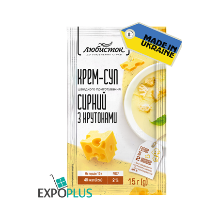 K588 LUBYSTOK CHEESE CREAM SOUP WITH CROUTONS(25X15G)