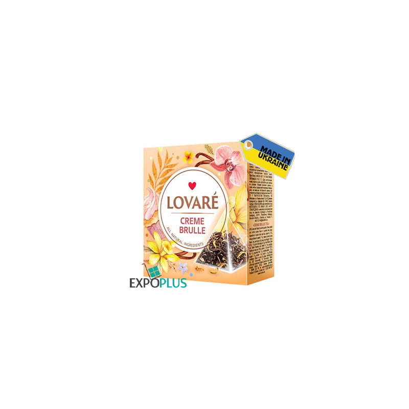K600 LOVARE TEA CREME BRULEE PYRAMIDS 15*2G (12X30G)
