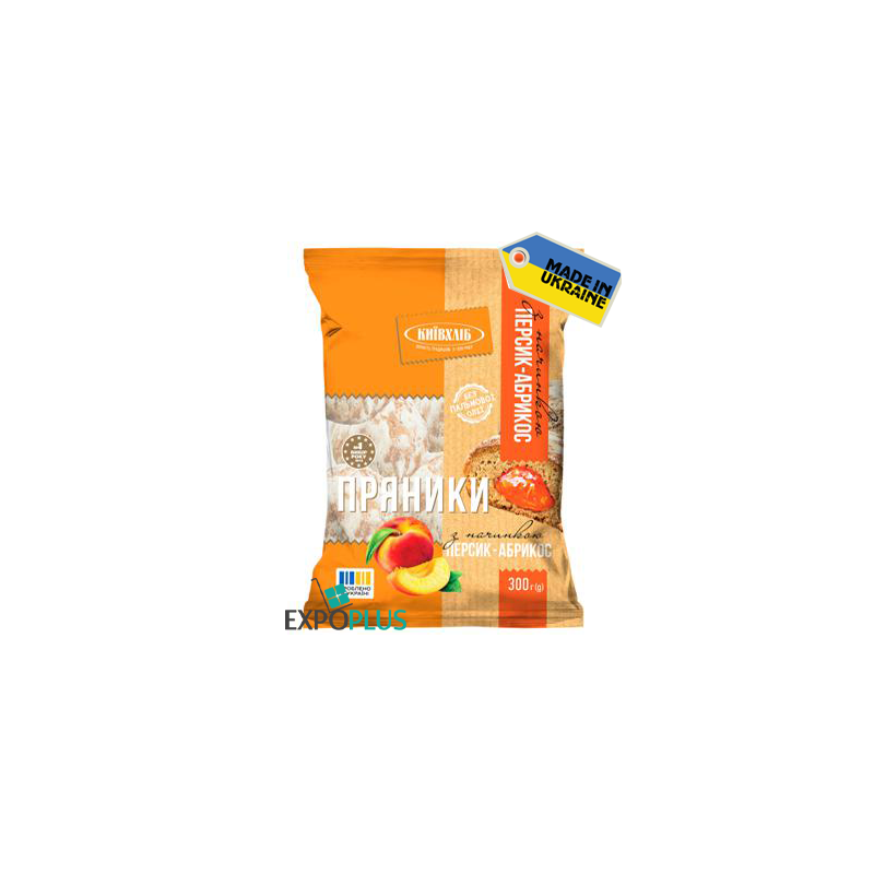 K611 KYIVHLIB GINGERBREAD FRUIT GARDEN PEACHAPRICOT(10X300G)