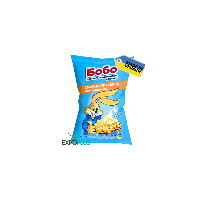 K631 BOBO UNGLAZED SWEET CORN MILK FLAV (10X280G)