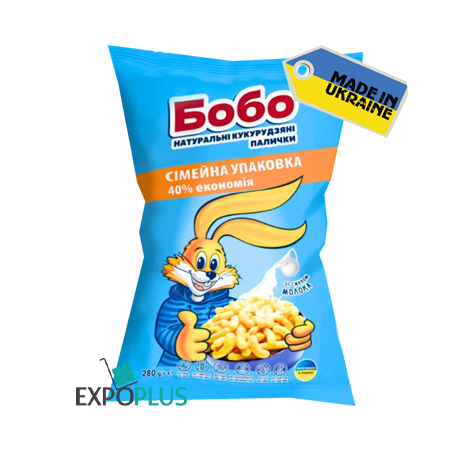 K631 BOBO UNGLAZED SWEET CORN MILK FLAV (10X280G)
