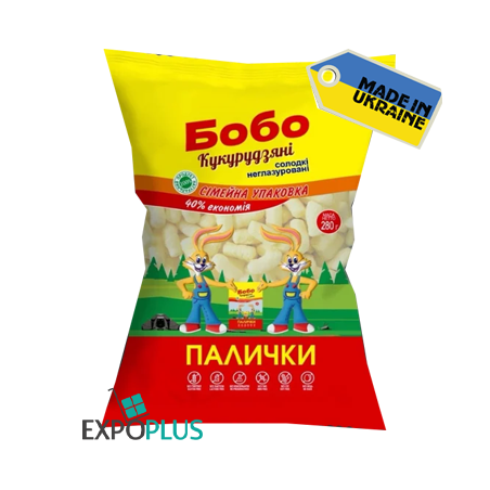 K632 BOBO UNGLAZ SWEET CORN FAMILY PACK(10X280G)