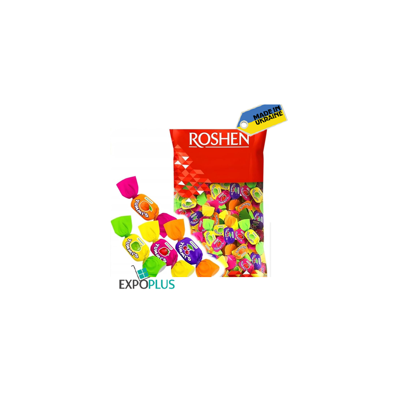 K656 ROSHEN YUMMI`S CHEWY TOFFEE FRUIT (7X1KG)