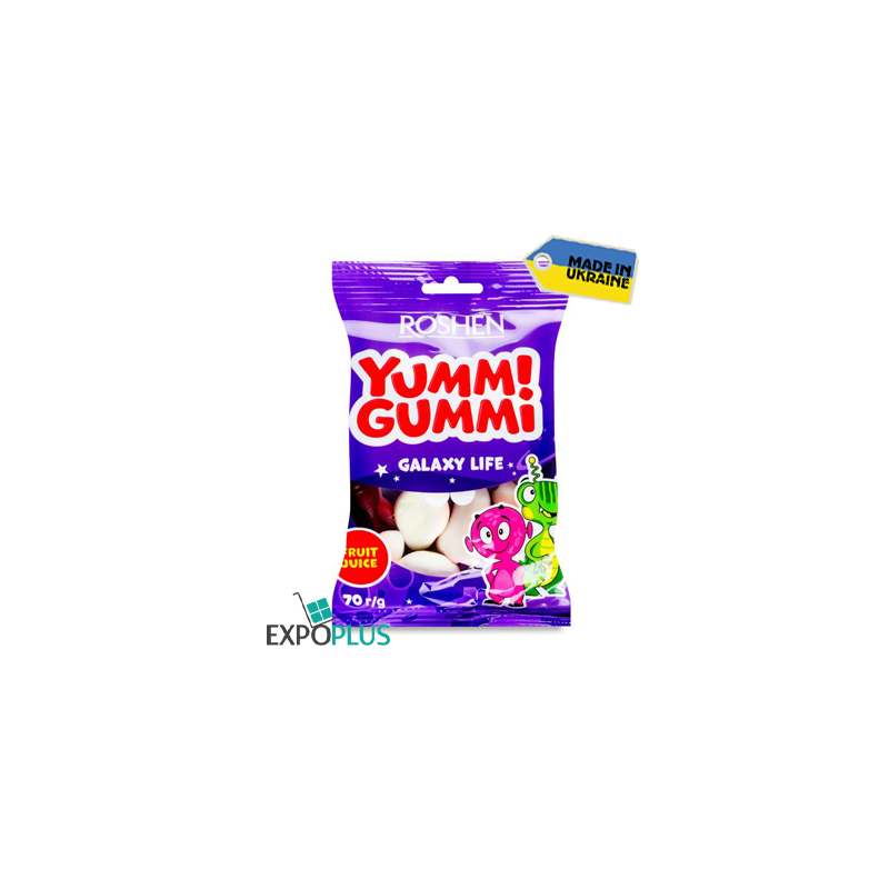 K658 ROSHEN YUMMI GUMMI JELLY CANDIES (22X70G)