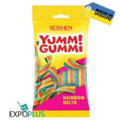 K659 ROSHEN YUMMI GUMMI SOUR BELTS JELLY (40X70G)