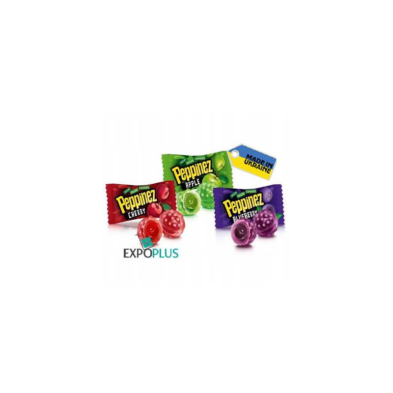 K661 ROSHEN PEPPINEZZZ HARD CANDIES FRUIT-BERRY (6X900G)