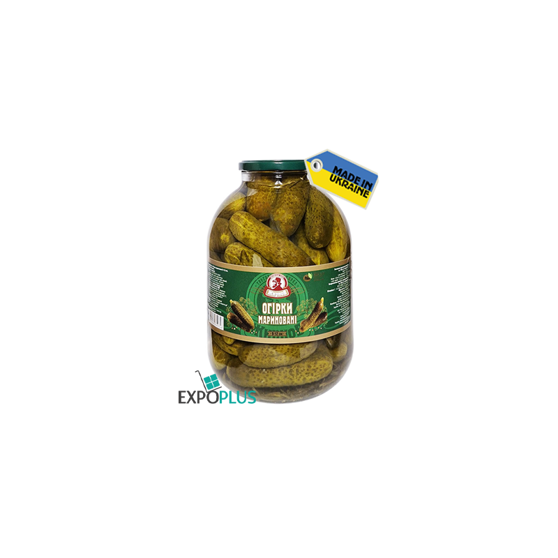 K689 ZHYRNOV PICKLED CUCUMBERS 9-12CM (2X3050G)