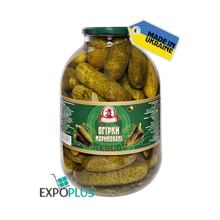 K689 ZHYRNOV PICKLED CUCUMBERS 9-12CM (2X3050G)
