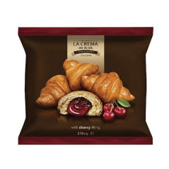 K691 LA CREAMA DE ALVA CROISSANT WITH CHERRY FILLING 10X210G