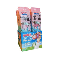 M111 QUICK MILK BUBBLE GUM SRAWS FOR MILK (30GX20)