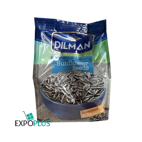 M202 DILMAN BLACK SUNF. SEEDS ROAST.&UNSALT.(12X180G)