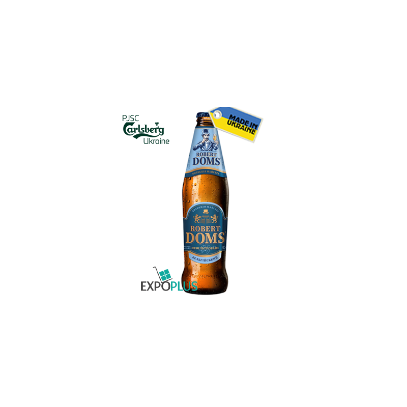 N001 ROBERT DOMS BELGIYSKYJ 4.3%(20X0.5L)CARLSBERG UKRAINE