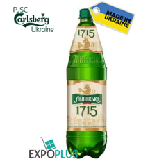 N003 LVIVSKE 1715 BEER 4.5% ALC (12X1.12L) CARLSBERG UKRAINE