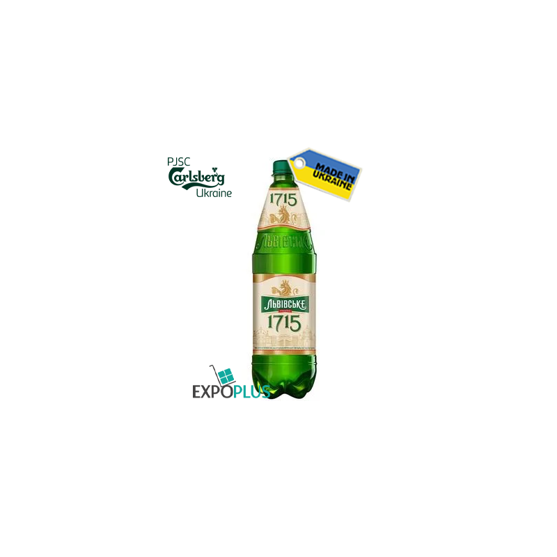 N003 LVIVSKE 1715 BEER 4.5% ALC (12X1.12L) CARLSBERG UKRAINE