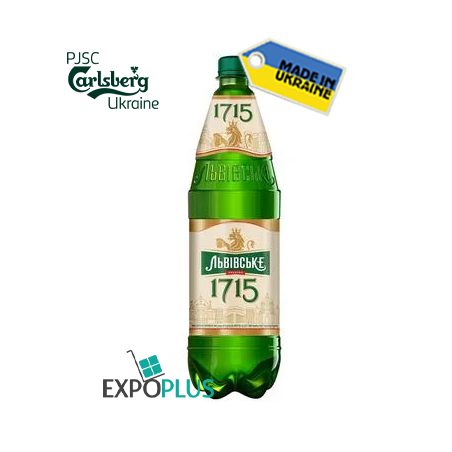 N003 LVIVSKE 1715 BEER 4.5% ALC (12X1.12L) CARLSBERG UKRAINE