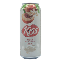 N016 KISS PEACH VANILLA 4.5% ( 24X0.5L)