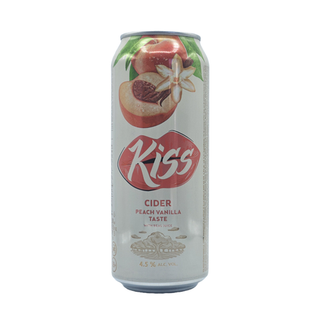N016 KISS PEACH VANILLA 4.5% ( 24X0.5L)