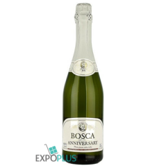 N018 BOSCA ANNIVERSARY WHITE SEMI SWEET 7.5% (12X750ML)