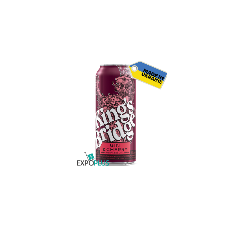 N248 NP KINGS BRIDGE GIN CHERRY ALC. 7% (24X500ML)