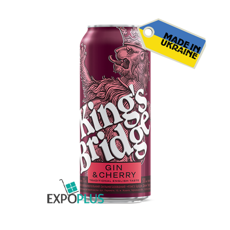 N248 NP KINGS BRIDGE GIN CHERRY ALC. 7% (24X500ML)