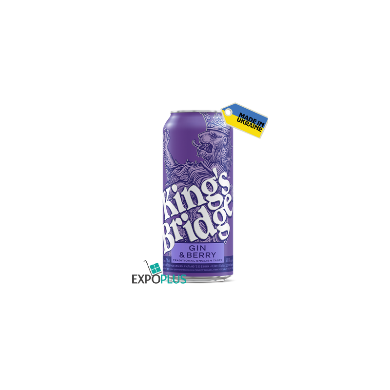 N249 NP KINGS BRIDGE GIN BERRY 7% (24X500ML)