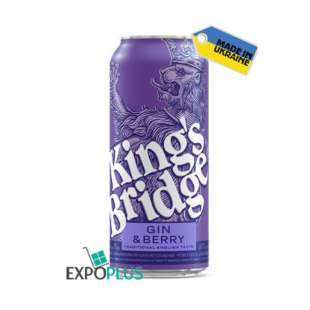 N249 NP KINGS BRIDGE GIN BERRY 7% (24X500ML)