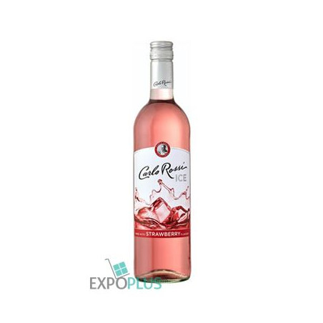 N328 CARLO ROSSI ICE STRAWBERRY 10% (12X0.750L)