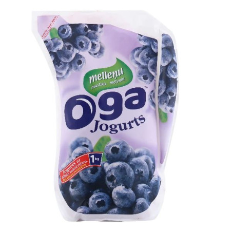 P054 OGA JOGURTS MELLENU (9X1KG) BLUEBERRY YOGURT