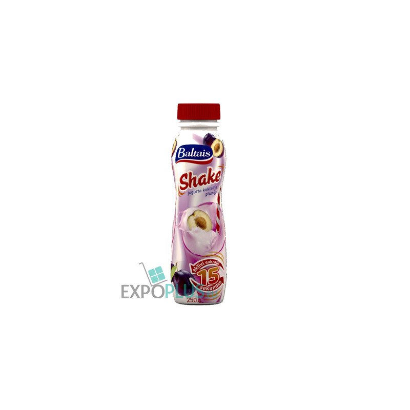 P067 BALTAIS SHAKE PLUMJU 6X250ML