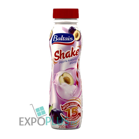 P067 BALTAIS SHAKE PLUMJU 6X250ML