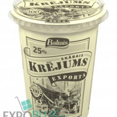 P076 BALTAIS EXPORTA KREJUMS 25% FAT 12X360G