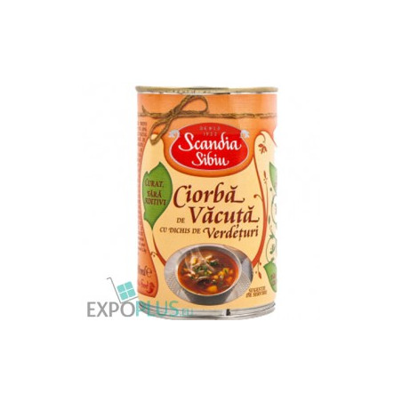 Q042 SCANDIA SIBIU CIORBA DE VACUTA (6X400G)